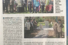 TAGLIO DEL NASTRO MONUMENTO CADUTI 25 APRILE 2025